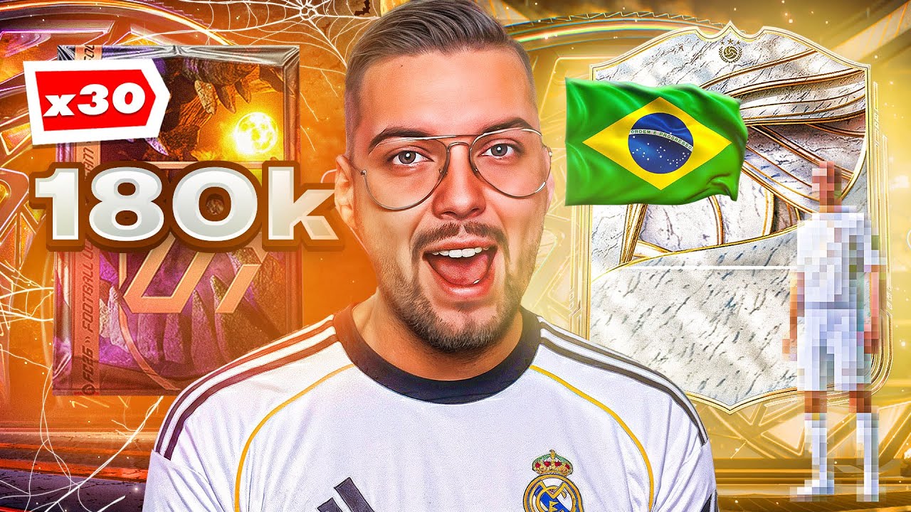TRAFIŁEM IKONĘ Z BRAZYLII ZE ZWYKŁEJ PACZKI!!! 40x PACZKI ZA 180K! EA FC 26 Ultimate Team