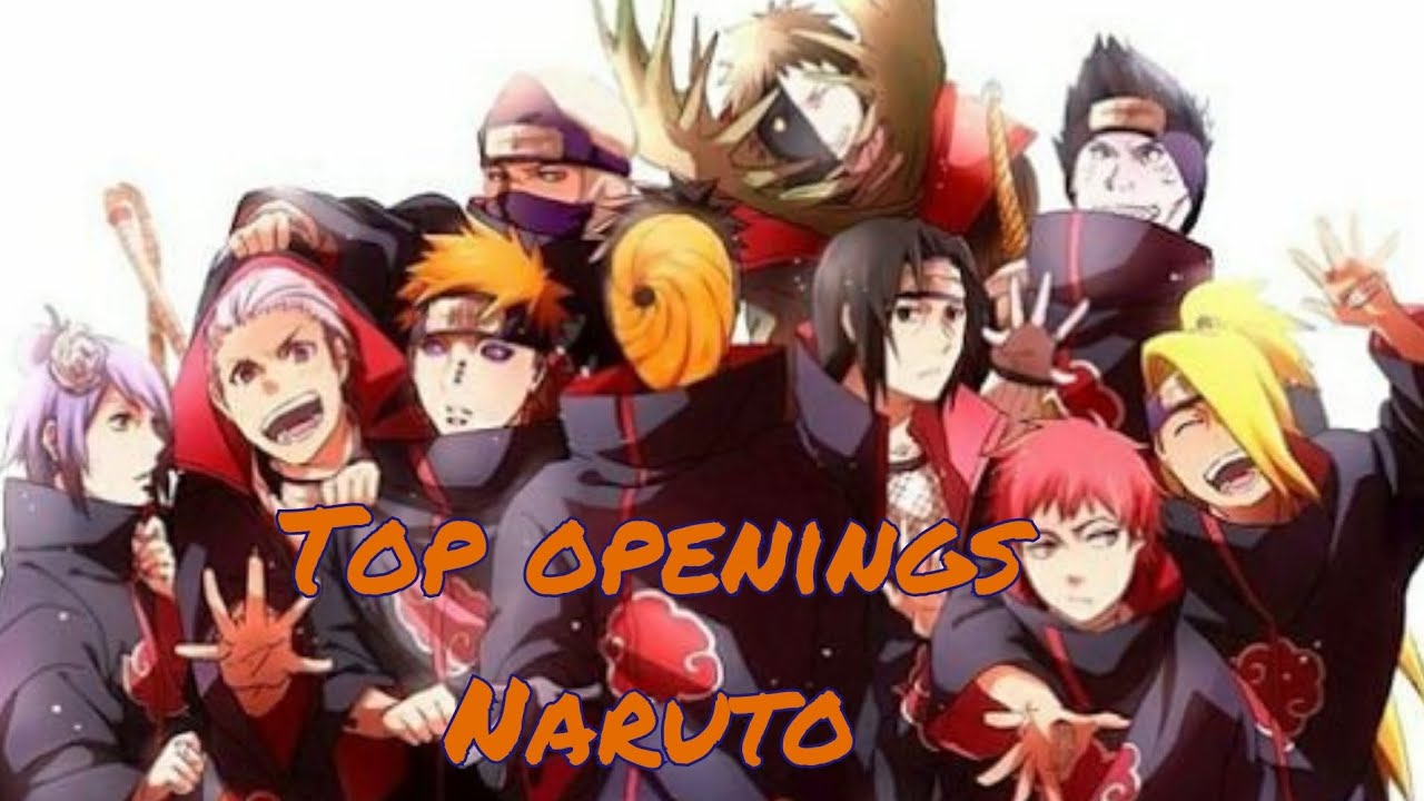 MY TOP OPENINGS NARUTO 
