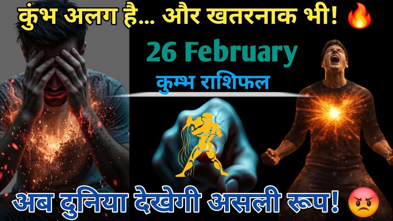कुंभ राशि की चुप्पी क्यों खतरनाक है? ⚡!  – तुम्हें रोकने वाला कोई पैदा नहीं हुआ! 🔥 ! Kumbh Rashifal