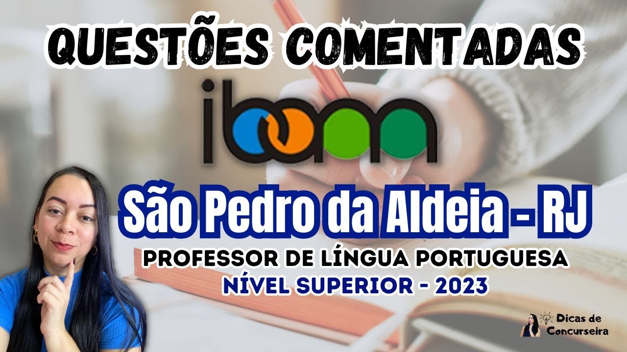Questões IBAM de Português | Concurso de São Pedro da Aldeia RJ - 2023 (Nível Superior)