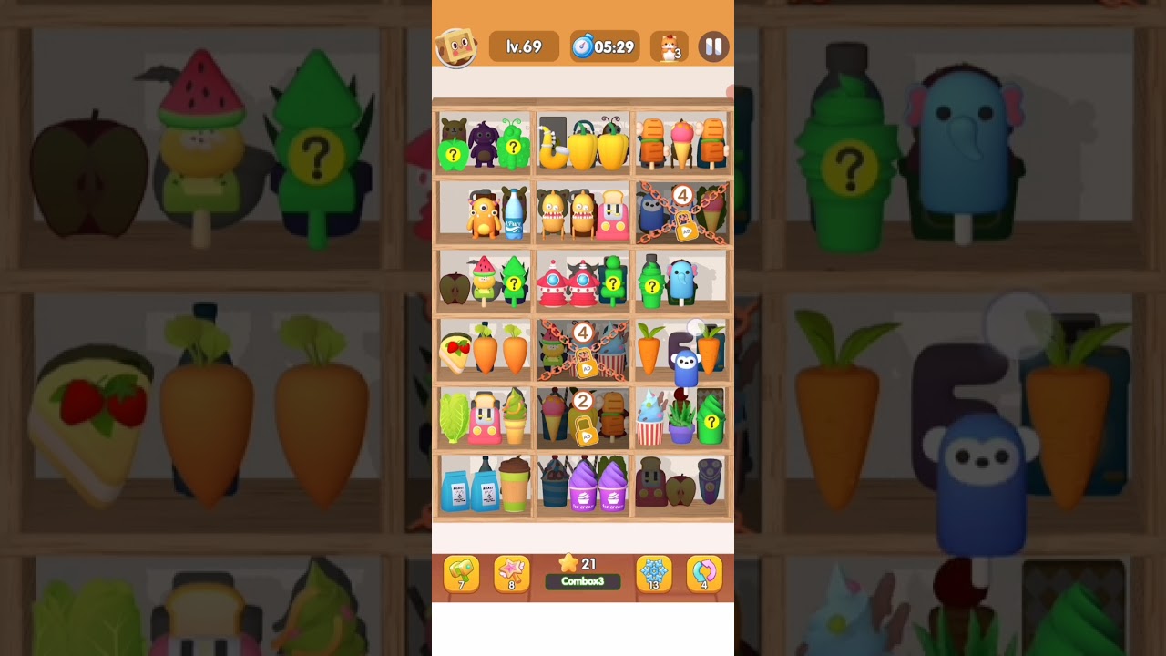 Goods Sort Level 69 Gameplay Sorting Games | Mind Crush