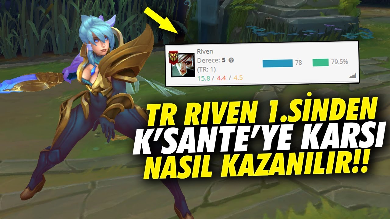 TR RIVEN 1.sinden K'Sante’yi Ağır Ezerek Nasıl Maç Taşınır 💪