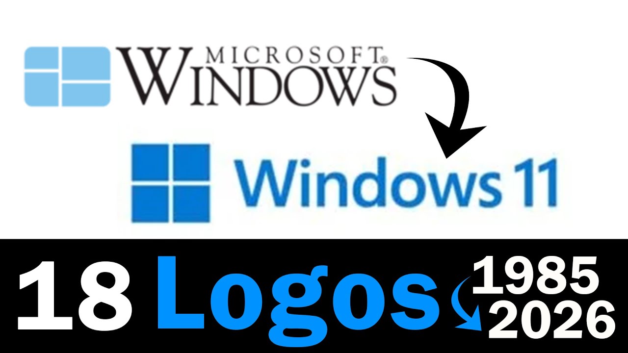 Windows Logo Evolution (1985–2026) | Microsoft Windows History