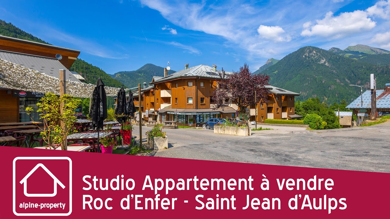 Studio Appartement &agrave; vendre station de ski St Jean d&rsquo;Aulps Roc d&rsquo;Enfer