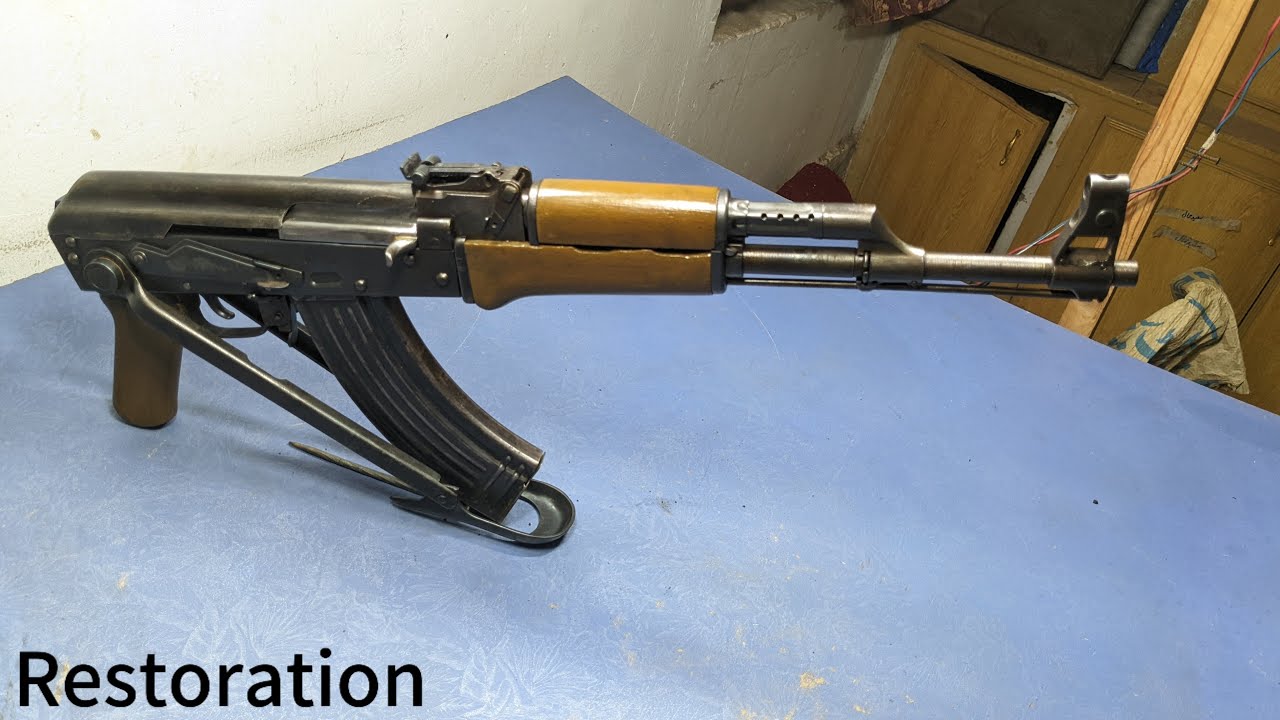 AKM AK 47 Restoration before and after gun Restoration