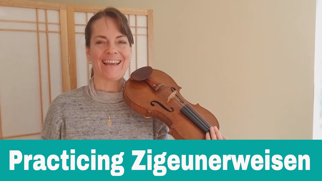 Practicing Zigeunerweisen on violin with Alexander Technique