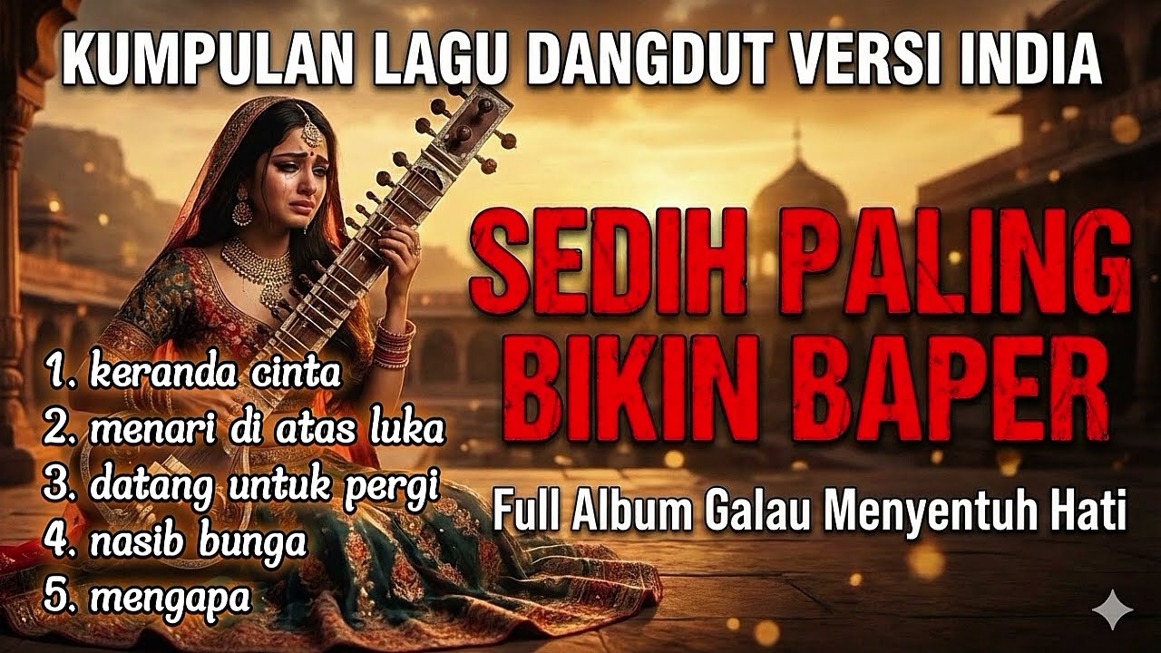 Dari awal sudah bikin nangis | kumpulan dangdut versi India paling sedih 