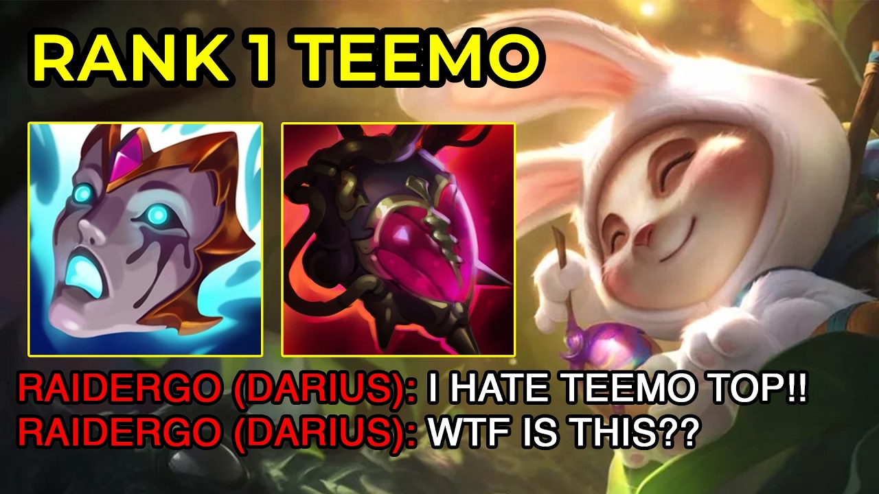 TEEMO TOP VS THE RANK 1 TOPLANER IN EUW (ft. RaiderGO)
