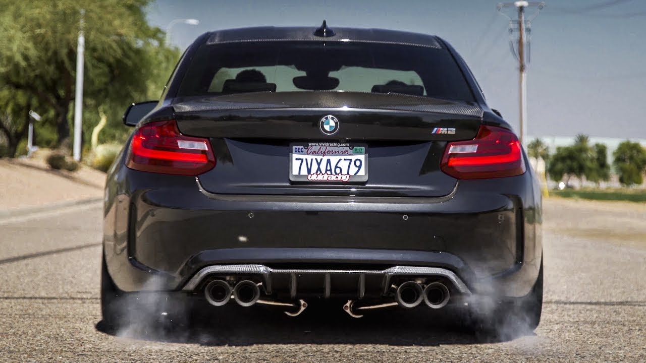 Manual BMW F87 M2 Hard Launches & Fly Bys with Armytrix Valved Exhaust System!