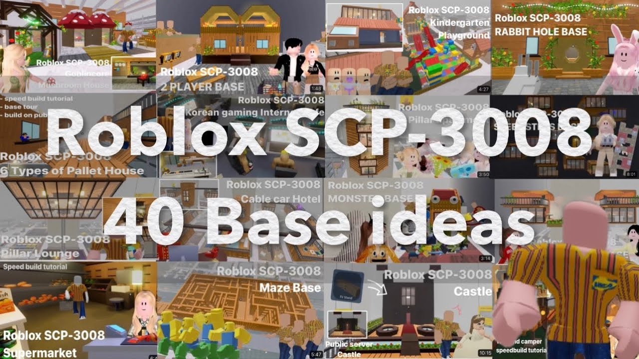40 идей для строительства | строитель дома | Роблокс SCP-3008