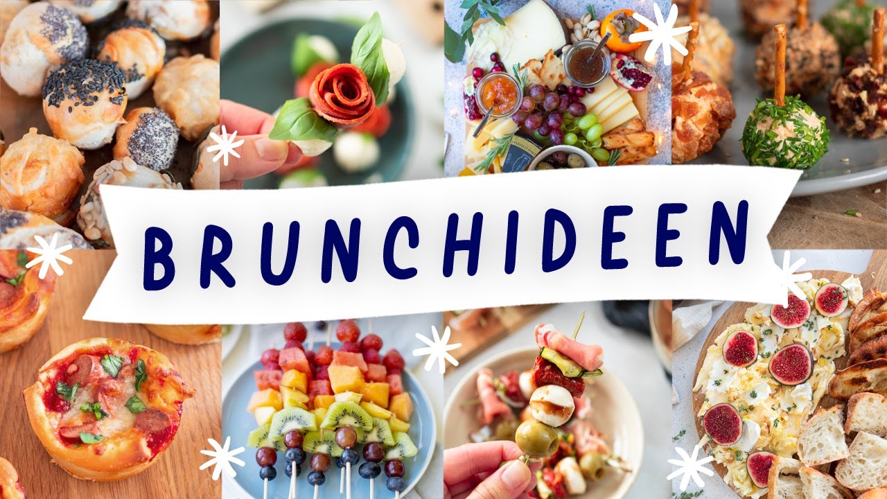 Brunch Ideen zum Vorbereiten (Fingerfood) | Kalte Platten, Rezepte einfach und schnell | TRYTRYTRY