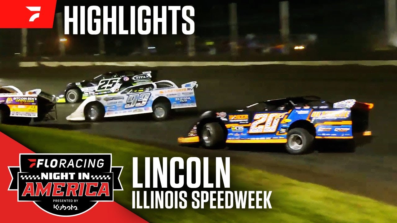 Illinois Speedweek Night #3 | FloRacing Night in America at Lincoln Speedway 5/8/25 | Highlights