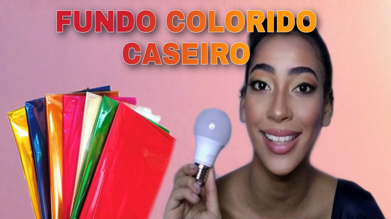 COMO FAZER FUNDO COLORIDO Gastando muito Pouco - TUTORIAIS
