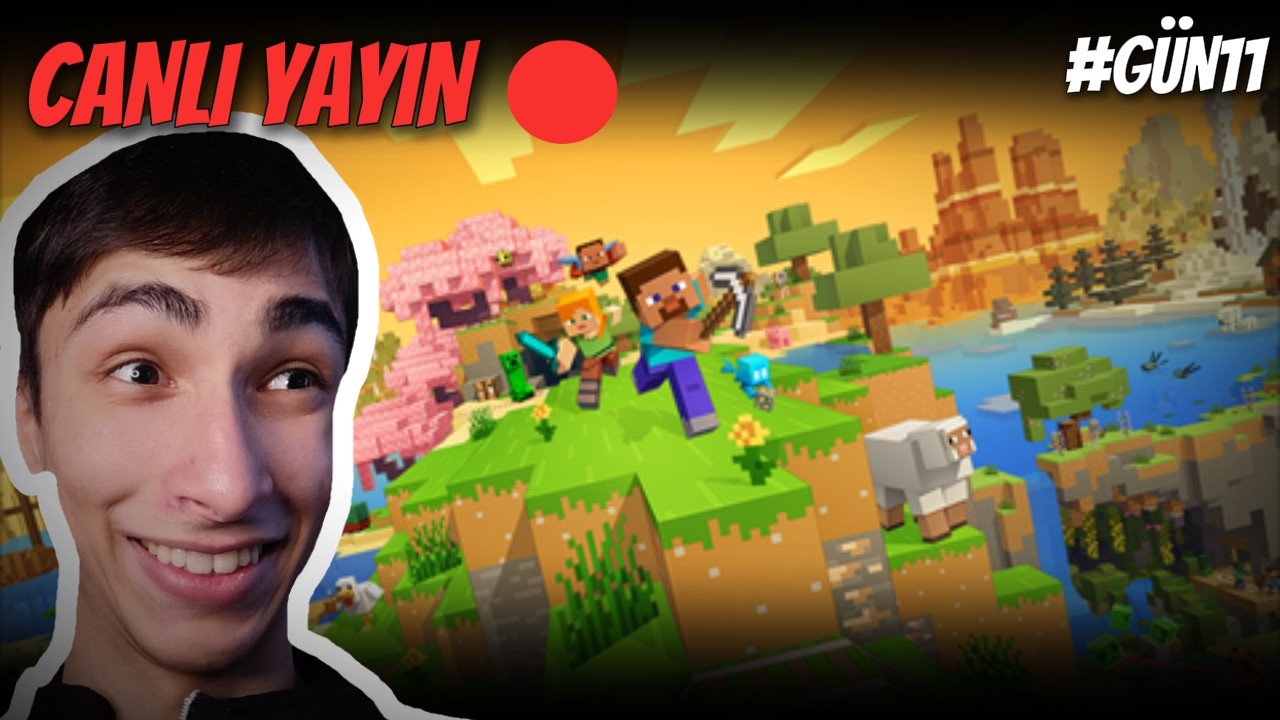 MİNECRAFT OYNUYORUZ! HAFTA SONU YAYINI! (#GÜN11)