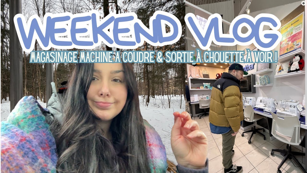 Journée masinage de machine à coudre, Activité sur les oiseaux de proies du Québec & haul couture ! 