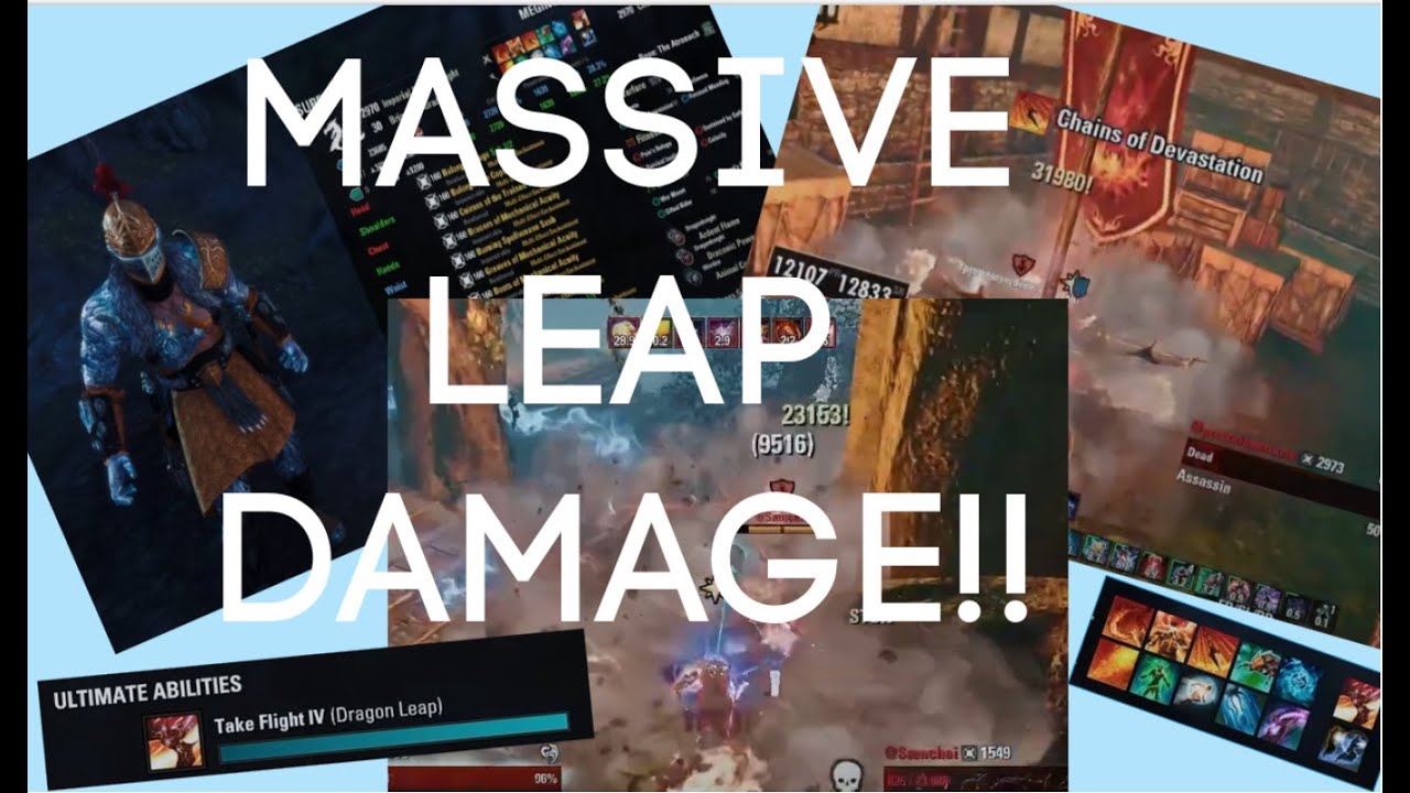 ESO Subclassing build video for the LEAPING DRAGDEN! biggest leaps you'll see. | #okuy on #twitch
