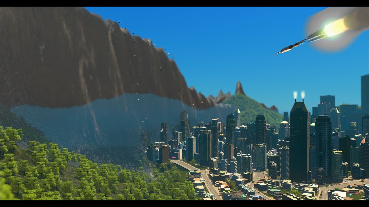 NUKE Mega Tsunami | Cities Skylines Tsunami #258