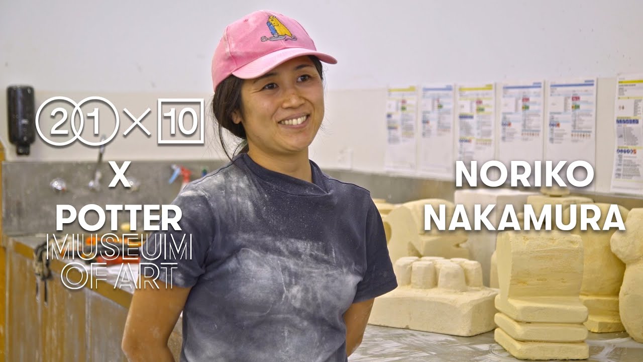 Carving limestone sculptures with 21x10 artist Noriko Nakamura