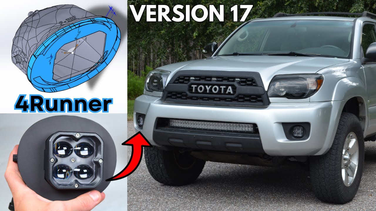 I Designed LED Fog Lights for my 4Runner 4th Gen