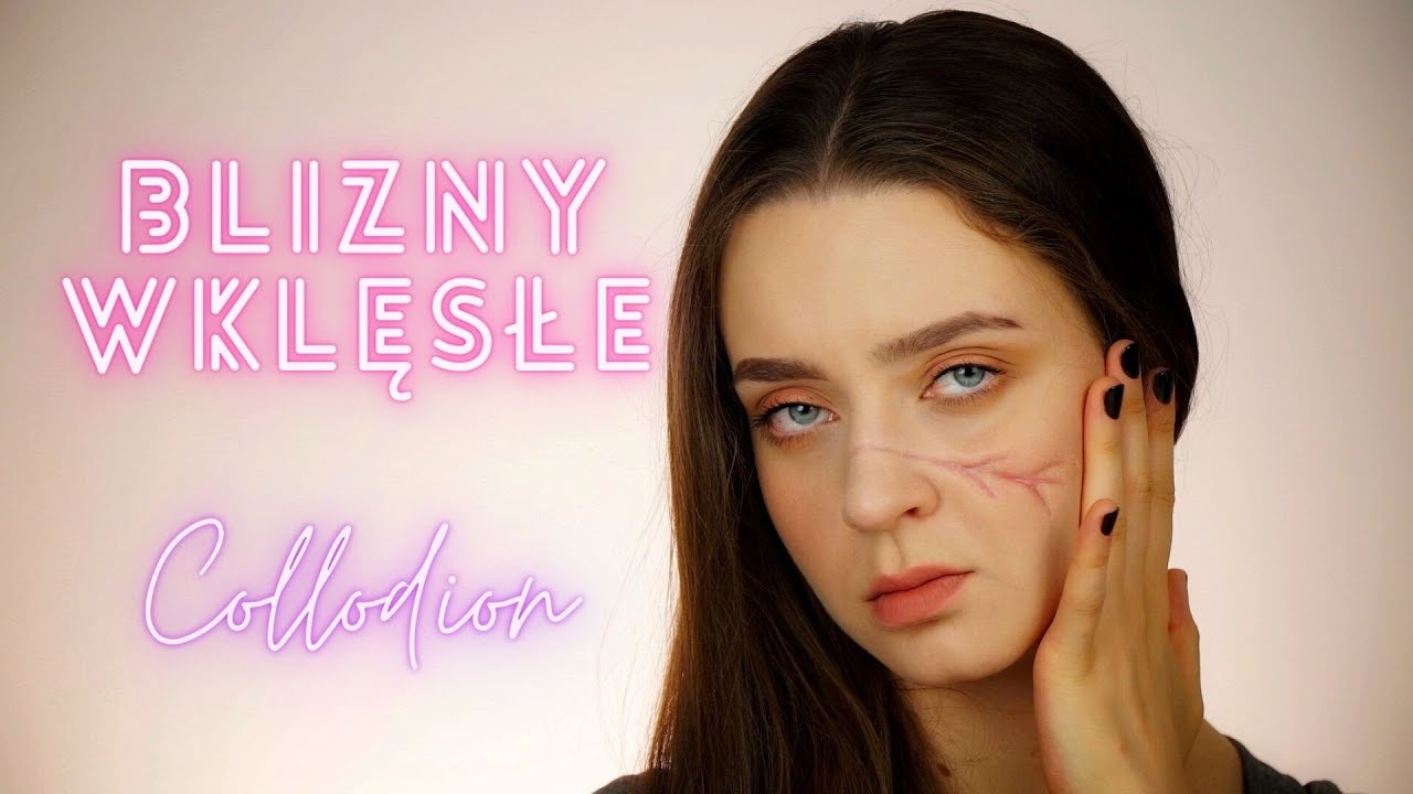 🎭 JAK ZROBIĆ BLIZNY WKLĘSŁE?  | COLLODION | CHARAKTERYZACJA 🎭