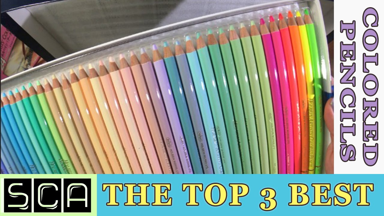 The Top 3 BEST Colored Pencils In The World!! ~ Polychromos - Caran D' Ache - Holbein ~