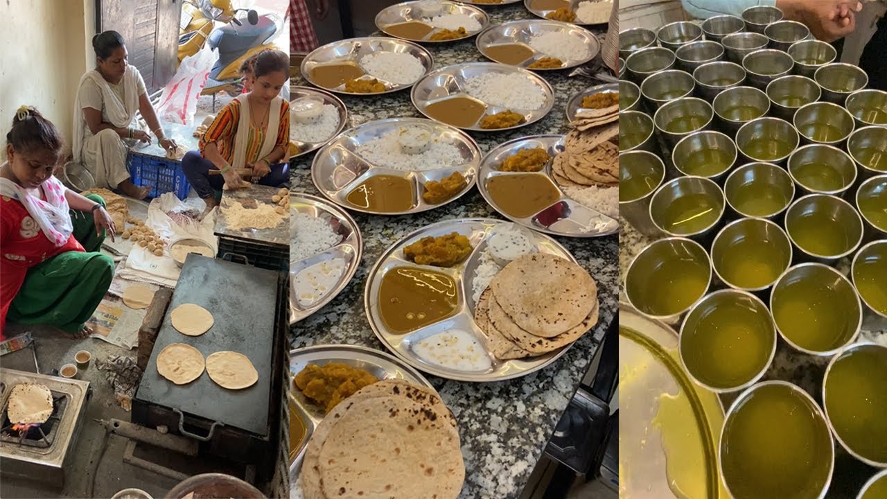Neem Karoli Baba Ji Ki Rasoi Serving Food In Just Rs.10 Only At Transport Nagar, Kanpur