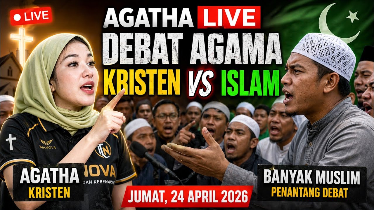 Agatha Live - Debat Agama Kristen VS Islam Jumat, 24 April 2026