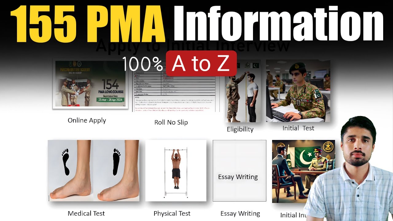 155 PMA Long Course Complete Information From Online Apply To Initial Test