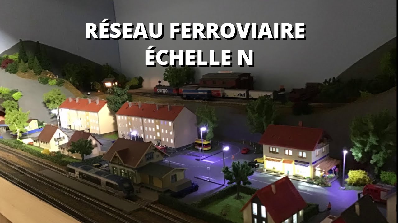 Montage d'un réseau ferroviaire à l'échelle N !