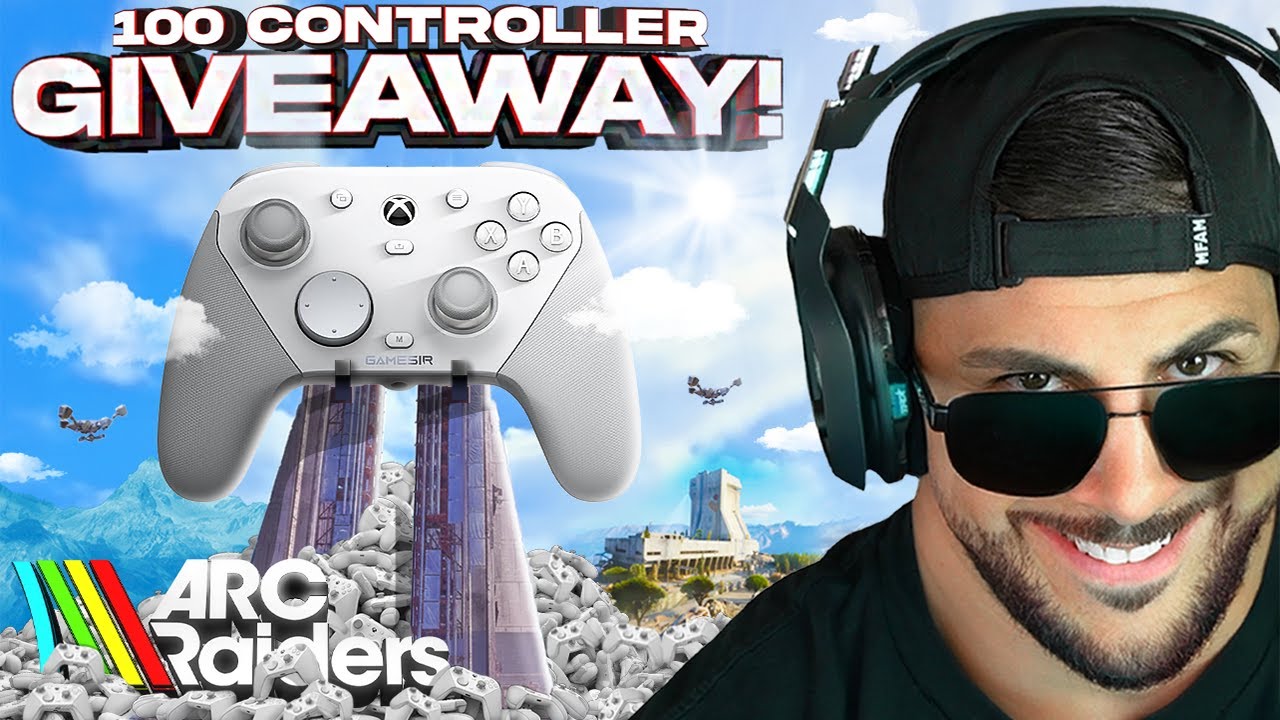 HUGE 100 CONTROLLER GIVEAWAY & ARC RAIDERS ALL DAY!
