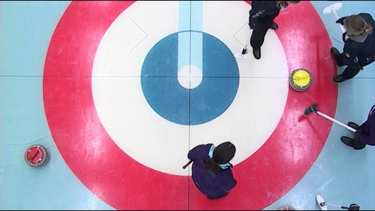 Curling: JSM 2013 Flickor GCK/McManus vs IKF/Donald Davies