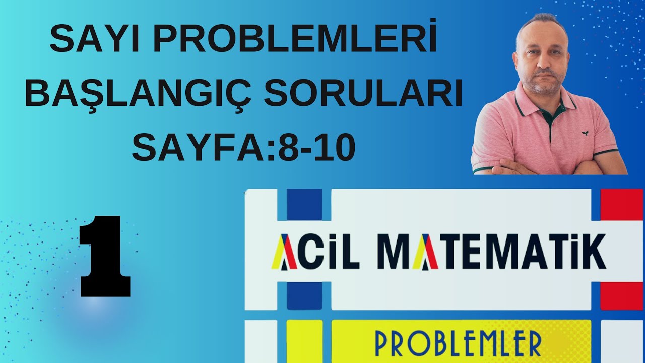 1 Sayı Problemleri Başlangı&ccedil; Soruları Acil Matematik Problemler Fasik&uuml;l&uuml;#problem @acilmatematik
