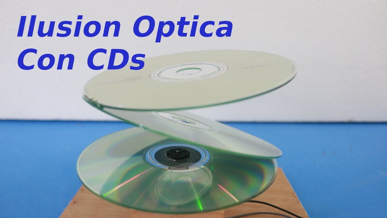 Experimento de Ilusion Optica con CDs