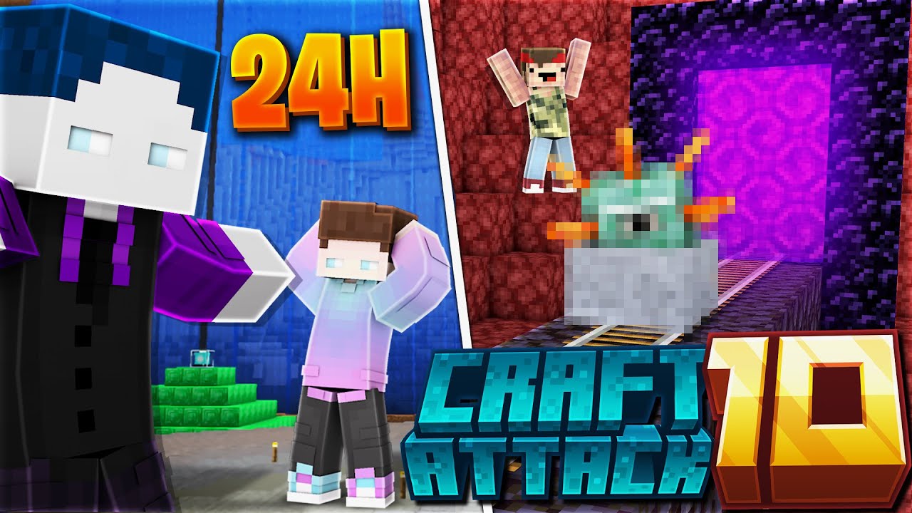 24 STUNDEN ALLES FÜR 10 YOUTUBER MACHEN IN MINECRAFT