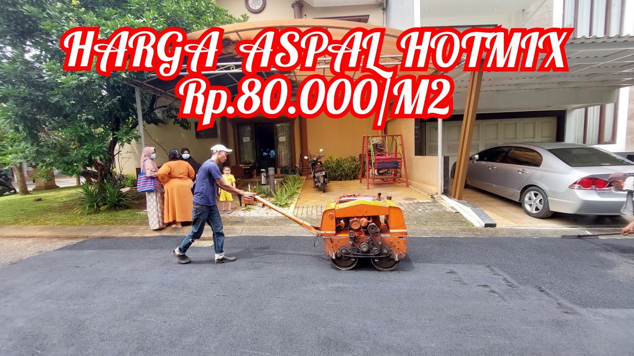 jasa aspal hotmix Rp.80.000/m2