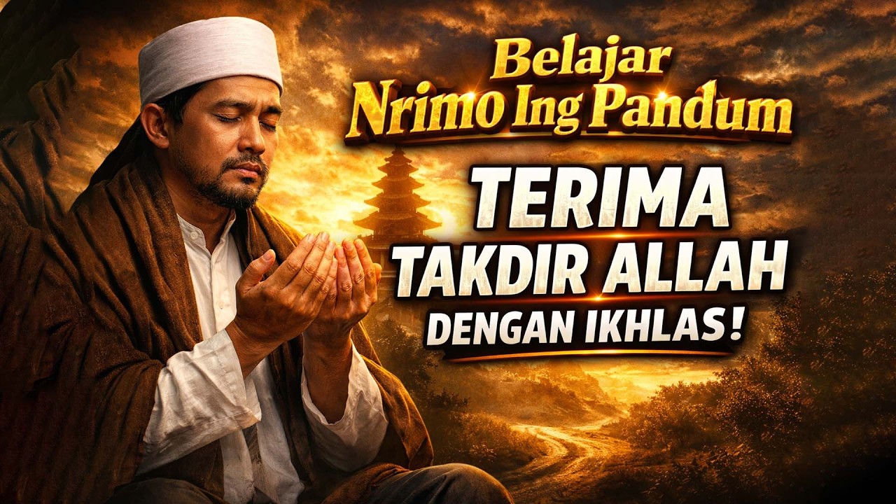 Nrimo Ing Pandum dalam Spiritual Jawa | Belajar Menerima Takdir Allah dengan Ikhlas dan Tenang