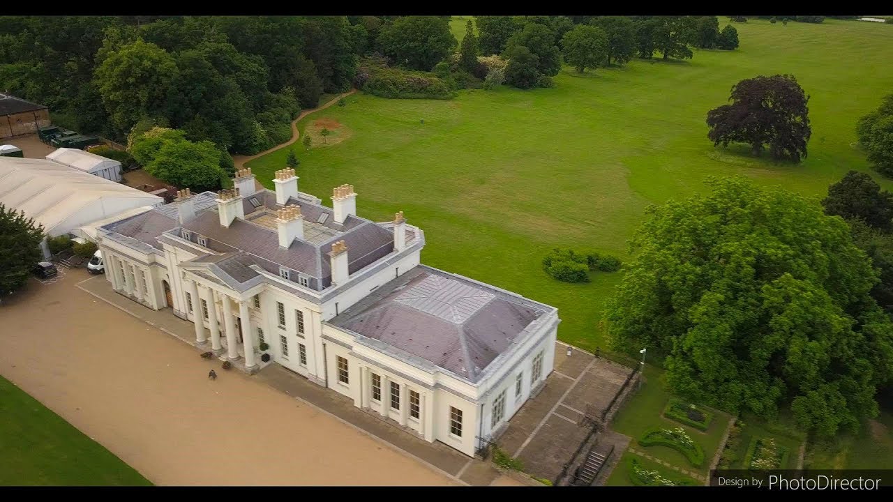 Hylands House and Park Aerial Cinematography in 4K