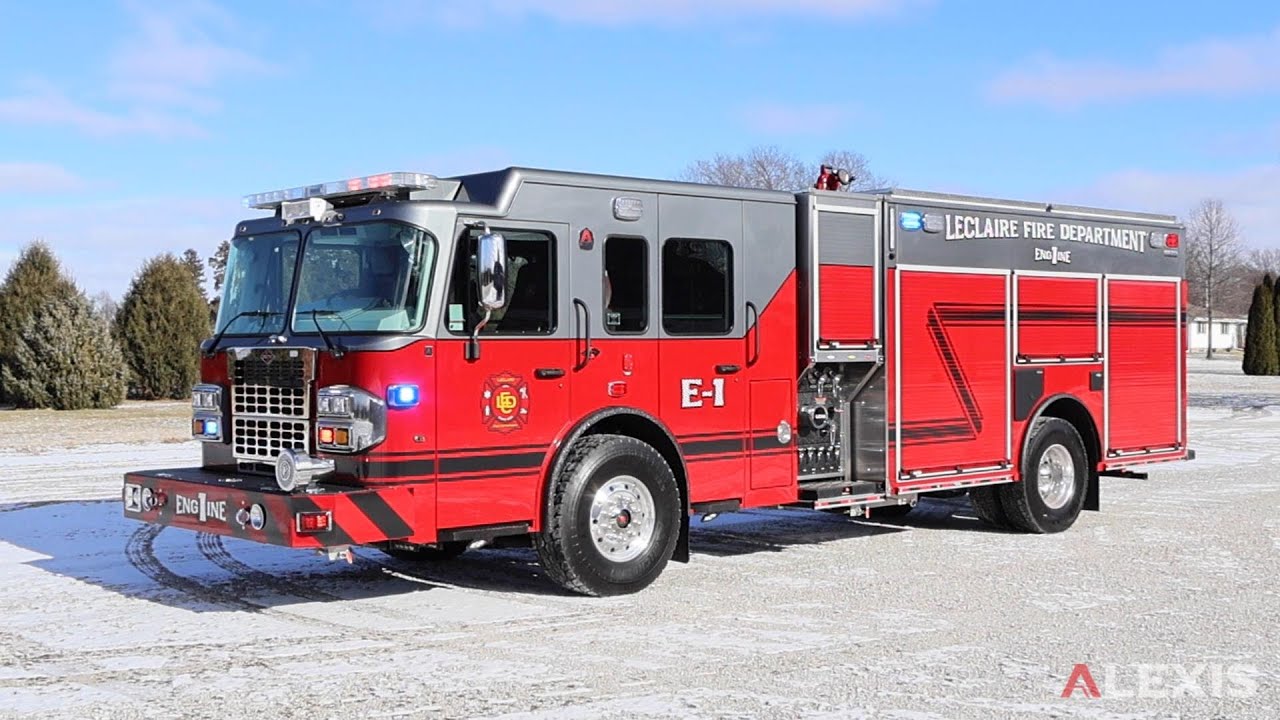 CITY OF LECLAIRE FIRE DEPARTMENT - ALEXIS 1500 GPM RIV PUMPER #2553 - LECLAIRE, IOWA