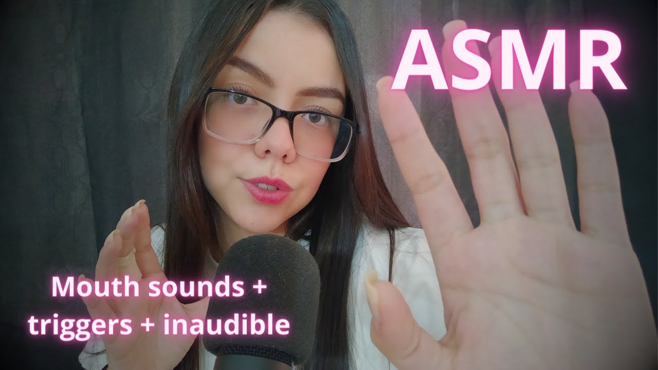 ASMR ♡ | Relajate para dormir, triggers, inaudible y mouth sounds ♡