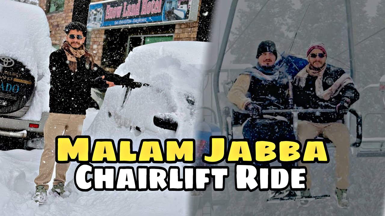 Exploring Malam Jabba Top || Chairlift Ride || Snowfall Views || Full Enjoy 😉 