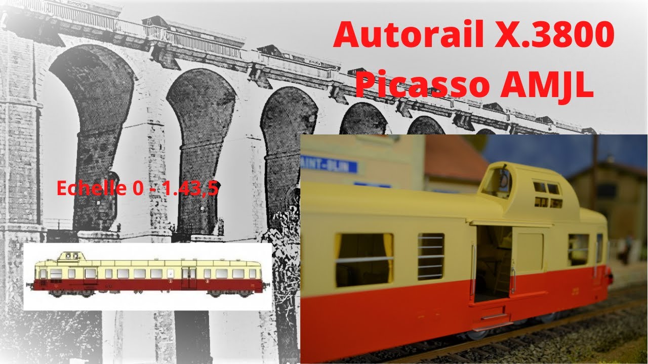 Autorail X.3800 Picasso AMJL &eacute;chelle z&eacute;ro