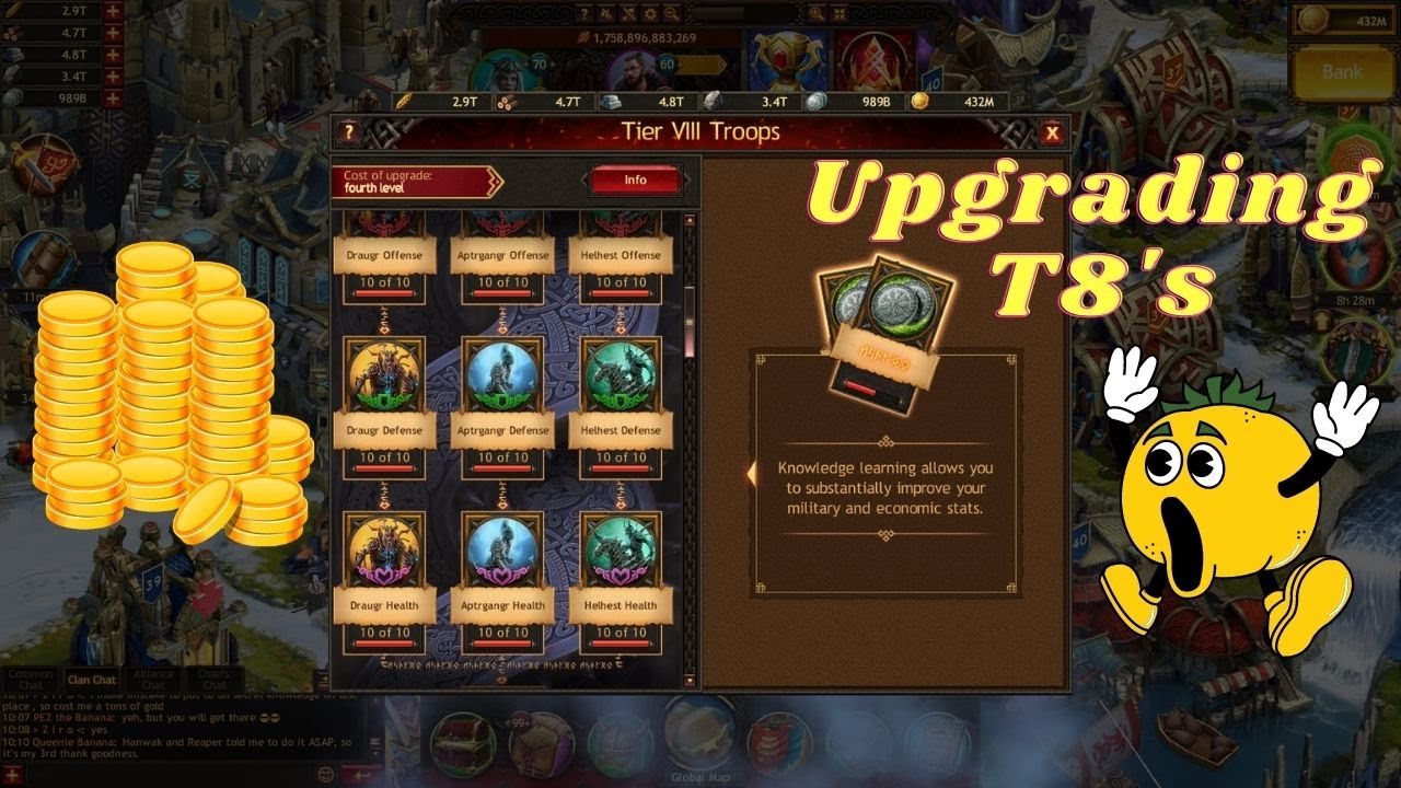 Upgrading T8's the Do's/Don'ts // Vikings: War of Clans