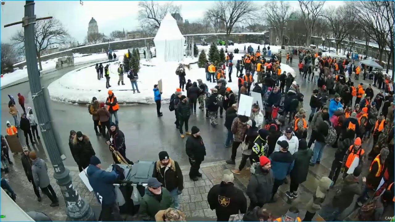 Rassemblement au Parlement de Québec - Contre le Programme de rachat Fédéral des armes a feu