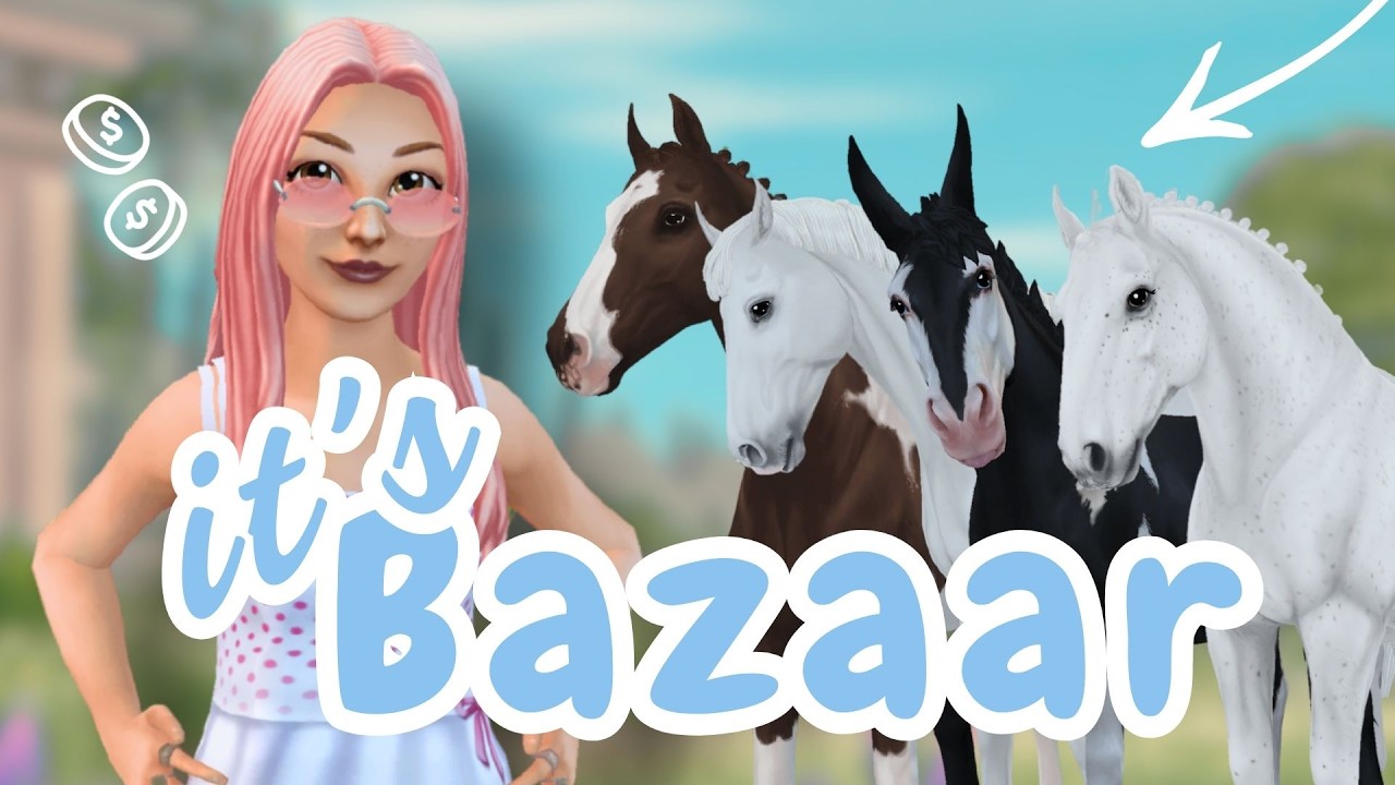 Покупки на базаре 🩵 💸 | Star Stable Online