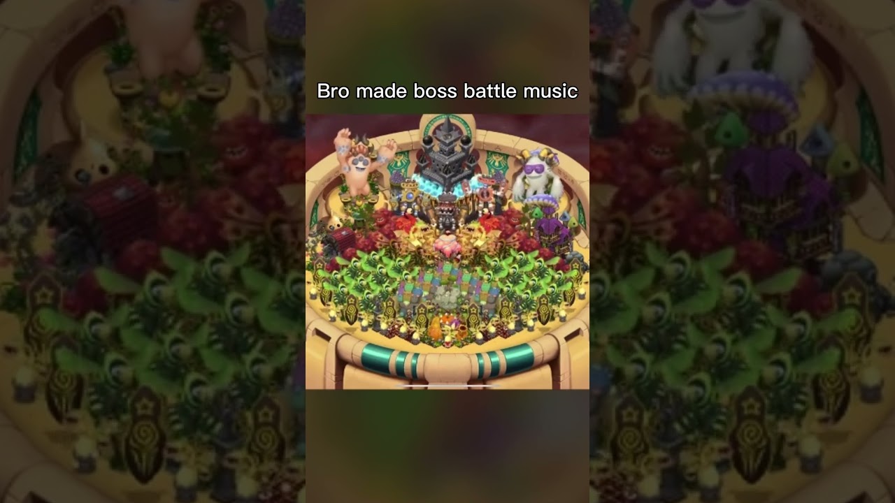 Bro made boss battle music (MSM) #shorts #mysingingmonsters #моипоющиемонстры #msm #wubbox #gaming
