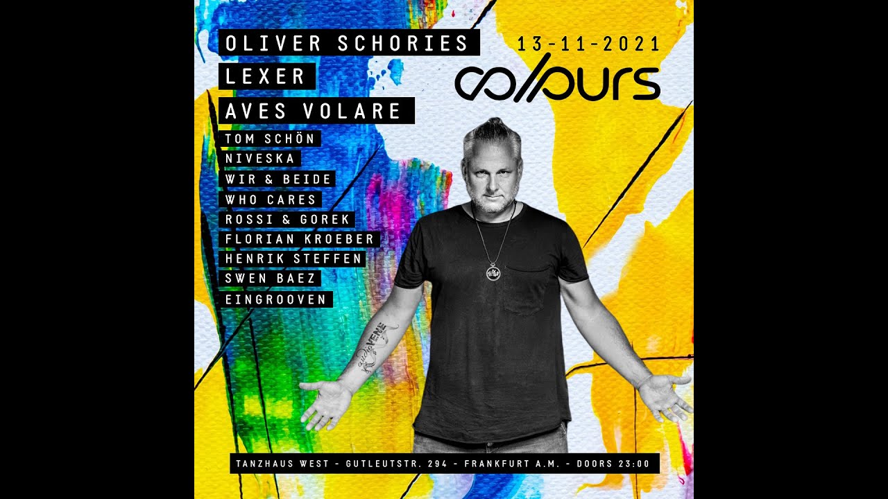 Tom Schön - COLOURS 13.11.2021 Tanzhaus West Frankfurt