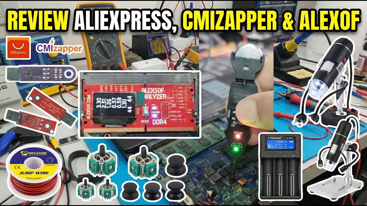 Unboxing si review produse ALIEXPRESS , @Alexlaptoprepair سامح عبدالجواد , @CMIzapper - episodul 14