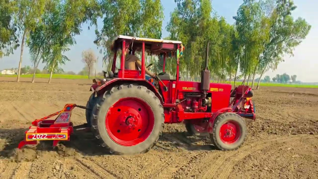 Belarus tractor 510 k sath 7 phalay cheezel ki performance