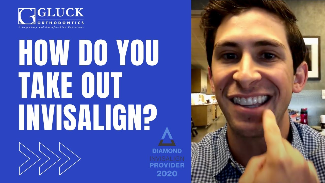 Как снять Invisalign?