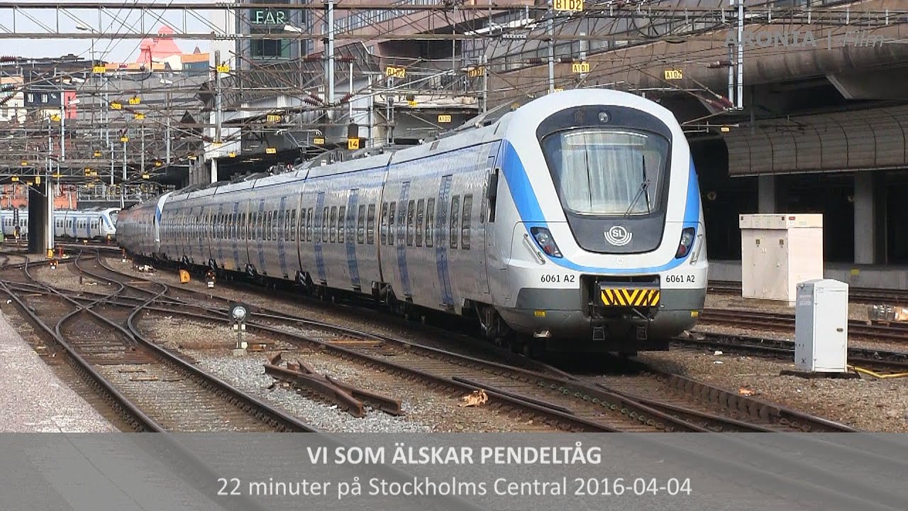 2016-04-04 Vi som älskar pendeltåg eller 22 minuter på Stockholm C